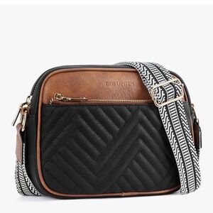 Bolsos cruzados acolchados para mujer, de piel vegana, bolsos pequeños de hombro